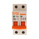 MeanWell MCB Interruttore Magnetotermico Automatico Curva C 2P 2M 6000A C32A AC 400V IP20 IEC60898-1