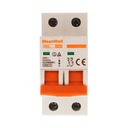 MeanWell MCB Interruttore Magnetotermico Automatico Curva C 2P 2M 6000A C50A AC 400V IP20 IEC60898-1