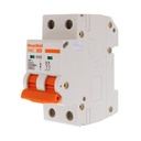 MeanWell MCB Interruttore Magnetotermico Automatico Curva C 2P 2M 10000A C32A AC 400V IP20 IEC60898-1