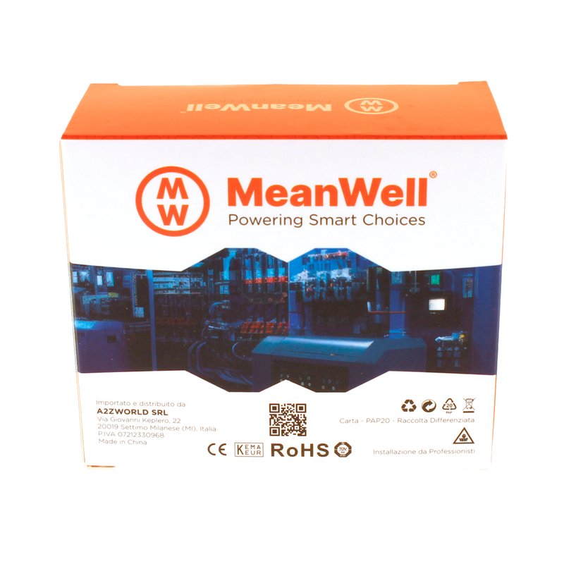 MeanWell MCB Interruttore Magnetotermico Automatico Curva C 2P 2M 10000A C32A AC 400V IP20 IEC60898-1