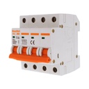 MeanWell MCB Interruttore Magnetotermico Automatico Curva C 4P 4M 6000A C20A AC 400V IP20 IEC60898-1