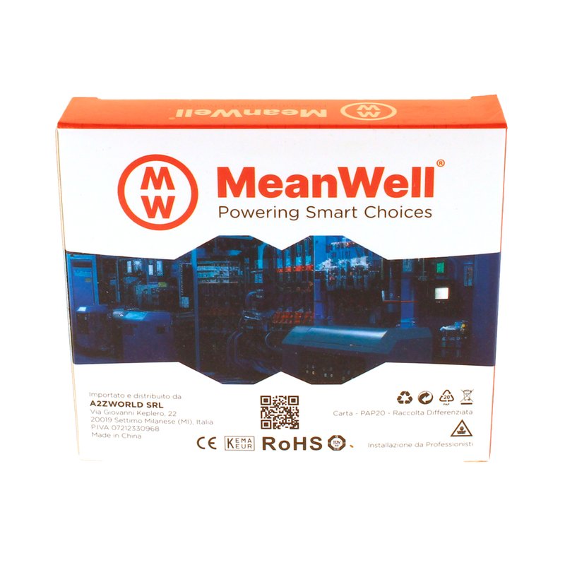 MeanWell MCB Interruttore Magnetotermico Automatico Curva C 1P+N 1M 6000A C20A AC 230V IP20 IEC60898-1