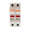 MeanWell Portafusibile Modulare AC 2P 2M D10X38mm 32A AC 500V IP20 IEC60269