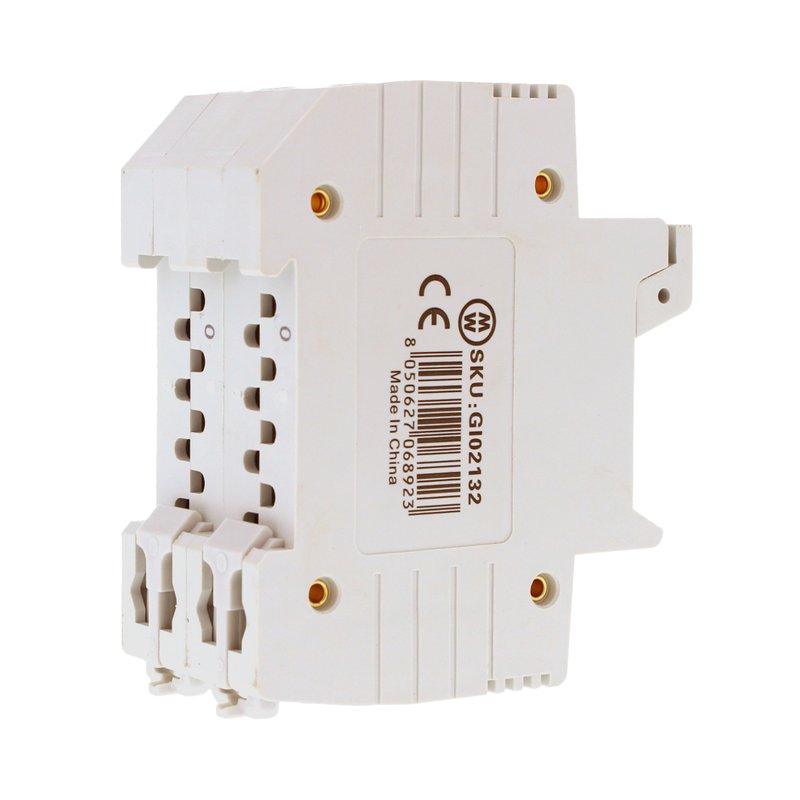 MeanWell Portafusibile Modulare AC 2P 2M D10X38mm 32A AC 500V IP20 IEC60269