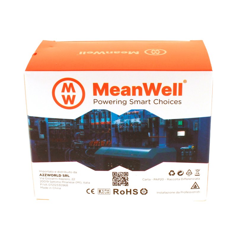 MeanWell Portafusibile Modulare AC 2P 2M D14X51mm 63A AC 500V IP20 IEC60269