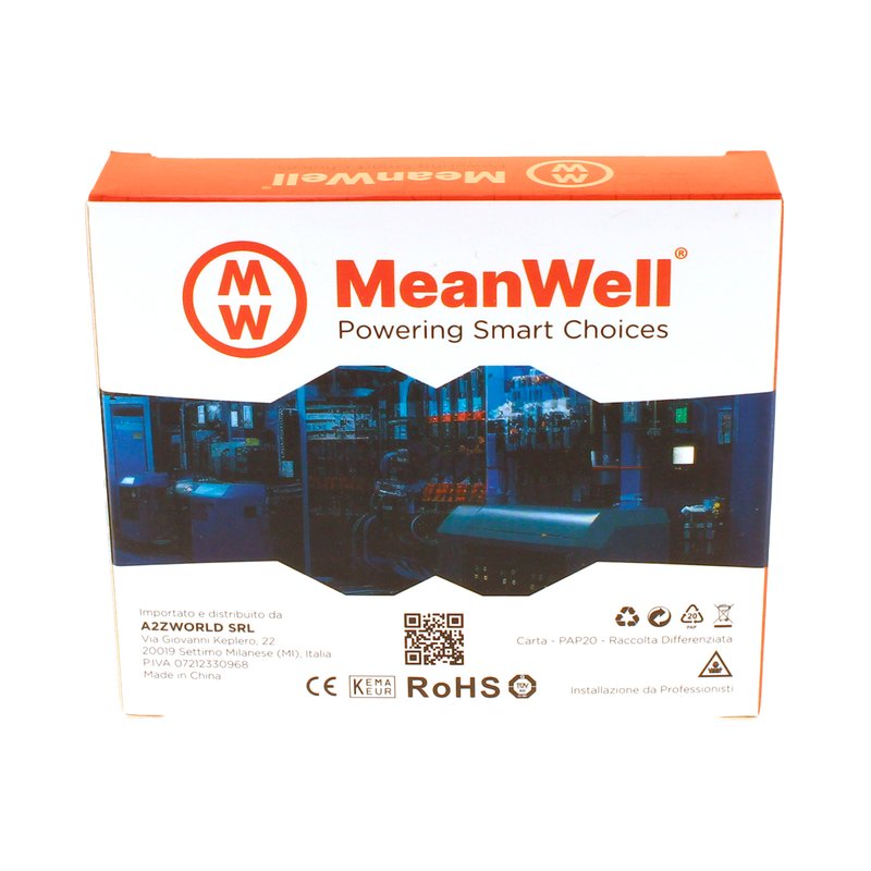 MeanWell Pulsante Modulare Con Spia Luce Led Rosso 1M 2NO+2NC 16A AC 230V IP20 IEC60947-5-1