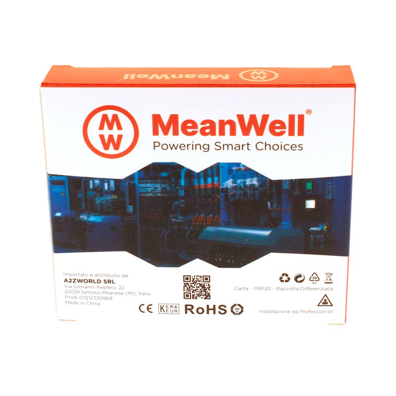 MeanWell Indicatore Luminoso Modulare Verde 1P 1M AC 230V IP20 IEC60947-5-1