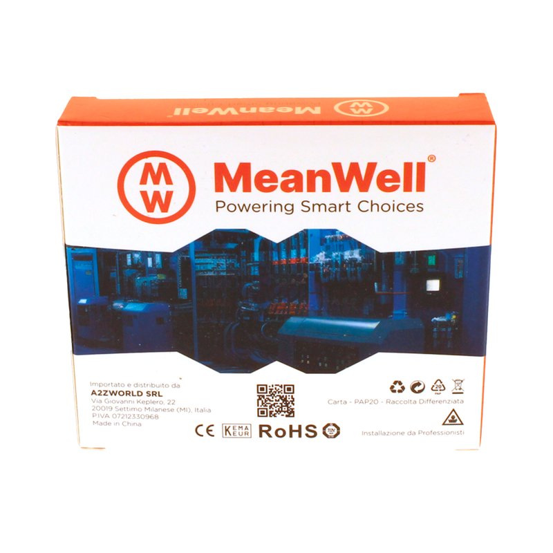 MeanWell Pulsante Modulare Con Spia Luce Led Verde 1M 2NO+2NC 16A AC 230V IP20 IEC60947-5-1