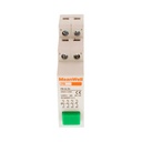 MeanWell Pulsante Modulare Con Spia Luce Led Verde 1M 3NO+1NC 16A AC 230V IP20 IEC60947-5-1