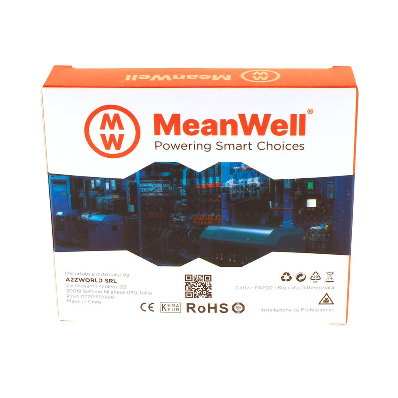 MeanWell Pulsante Modulare Con Spia Luce Led Verde 1M 3NO+1NC 16A AC 230V IP20 IEC60947-5-1