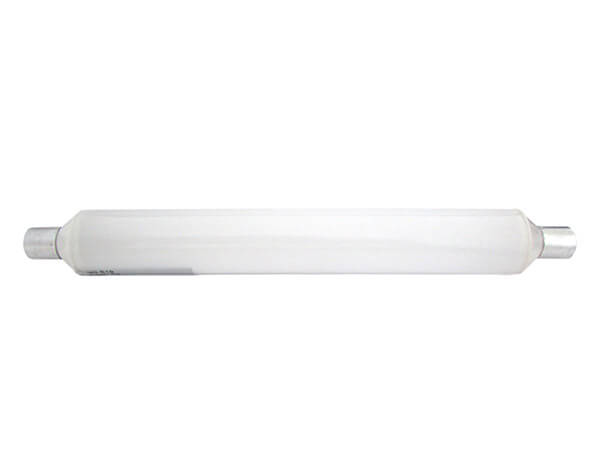 Lampada Led S19 Tubolare Lineare Bianco Freddo 6W=60W 310mm 220V PC Opalino Per Bagni