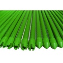 10 Pezzi Supporto Piante Rampicanti Bastone In Acciaio Plastificato Verde 1,6X150cm