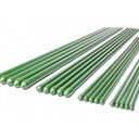 10 Pezzi Supporto Piante Rampicanti Bastone In Acciaio Plastificato Verde 1,6X180cm