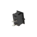 4 PZ Interruttore Pulsante Bilanciere Quadrato Bipolare 12V Push Button Switch 2 Pin Auto Barca Foro 12X19mm