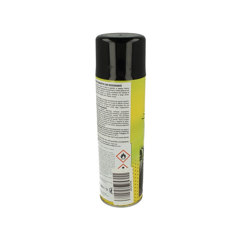 ABEL Auto SHINE Lucida Cruscotto Rinnovatore Plastiche Interne Con Deodorante Limone Fragranza Lunga Durata 8 Giorni 500ml