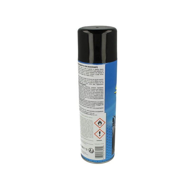 ABEL Auto SHINE Lucida Cruscotto Rinnovatore Plastiche Interne Con Deodorante Fresh Fragranza Lunga Durata 8 Giorni 500ml