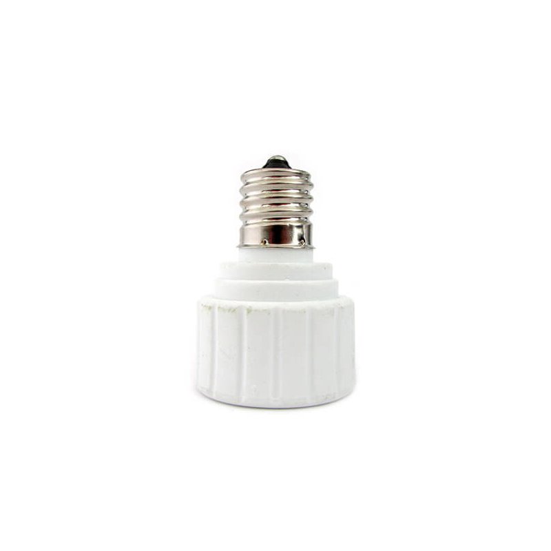 2 PZ Convertitore Adattatore Portalampada Per Lampada Led Attacco Da E17 A GU10