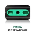 Presa Elettrica 2P+T Bipasso 10/16A 250V Nero XSL1083N