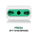 Presa Elettrica 2P+T Bipasso 10/16A 250V Bianco XSL1083