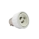 2 PZ Convertitore Adattatore Portalampada Per Lampada Led Attacco Da B22 A GU10