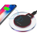 Caricabatterie Wireless Charger QI 5V 1A Cavo Micro USB Incluso