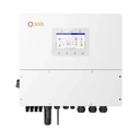 Inverter Fotovoltaico Alta Tensione Solis Trifase Ibrido On-Grid/Off-Grid 12kW, Quadruplo MPPT, CEI 0-21, Schermo LCD, Meter e TA Inclusi, Garanzia 10 Anni IP66