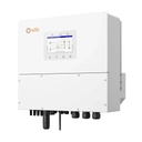 Inverter Fotovoltaico Alta Tensione Solis Trifase Ibrido On-Grid/Off-Grid 15kW, Quadruplo MPPT, CEI 0-21, Schermo LCD, Meter e TA Inclusi, Garanzia 10 Anni IP66