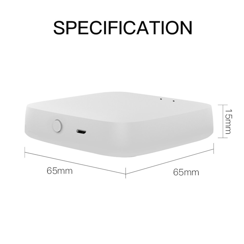 MeanWell Gateway HUB ZigBee 3.0 Protocollo ZigBee 3.0, WIFI 2.4G TUYA, Smart Life-SHZ3300