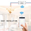 MeanWell Interruttore WIFI 10A WIFI 2.4G TUYA, Smart Life 10A AC 90-250V 50/60HZ 2200W