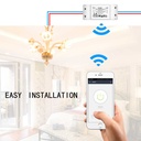 MeanWell Interruttore WIFI 16A WIFI 2.4G TUYA, Smart Life 16A AC 90-250V 50/60HZ 3500W-SH101