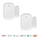 MeanWell Mini Sensore Magnetico ZigBee Per Porta e Finestra Protocollo ZigBee 3.0 TUYA, Smart Life  3V Con Pile CR2032-SHZ3429