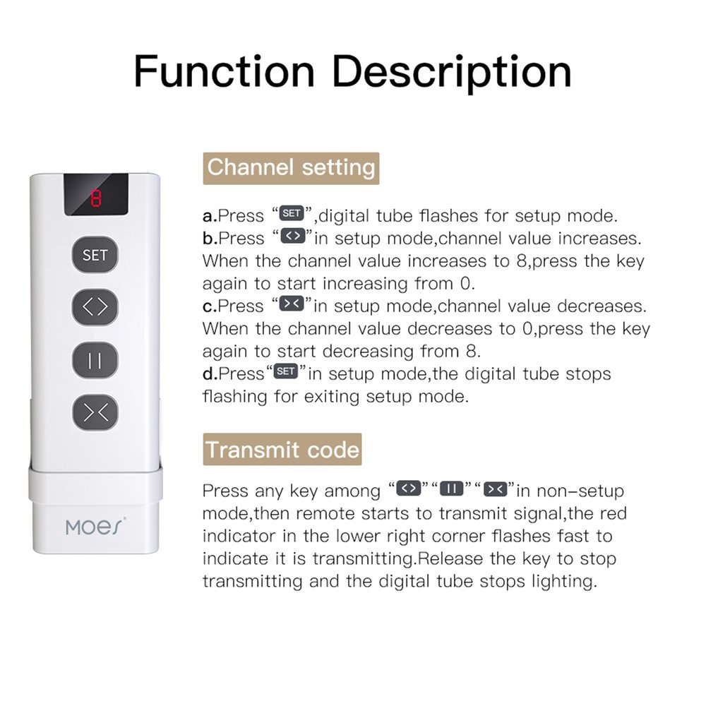 MeanWell Telecomando Interruttore Wireless RF 9 Scene RF 433MHz TUYA, Smart Life  3V Con Pile CR2032-SH1909