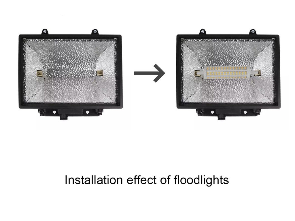 MeanWell Lampadina Led R7S 118mm SMD 220V 20W 140LM/W D Bianco Caldo 3000K >80 360° SI, Triac Dimmer IP20 2800 Lumen