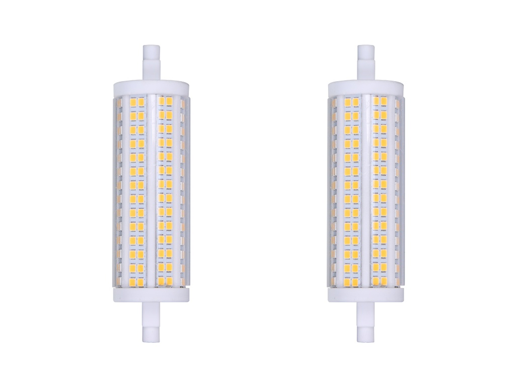 MeanWell Lampadina Led R7S 118mm SMD 220V 20W 140LM/W D Bianco Caldo 3000K >80 360° SI, Triac Dimmer IP20 2800 Lumen