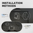 MeanWell Mini Triac Dimmer ZigBee 3.0, 2 Canali 1A, TUYA, Smart Life, AC 90-250V 50/60HZ 2X100W 40X40X18mm IP20