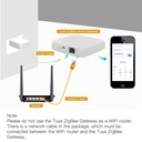 MeanWell Gateway Con Cavo, ZigBee 3.0, TUYA, Smart Life, 1A, 5V, 94X94X22mm, IP20, SHZ3301