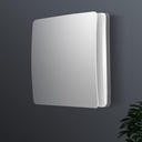 Ventola Aspirazione Bagno Da Muro o Soffitto Con Coperchio 162X158mm Foro 100mm Profondità 105mm 15W 230V 50Hz 98m³/h 35dB