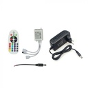 V-TAC Kit Strip LED SMD5050 4,8W/m 30 LED/m RGB 2x5metri con Telecomando e Alimentatore SKU-2630