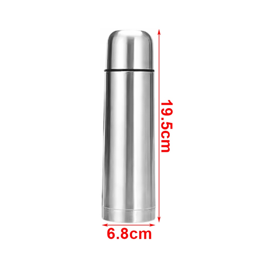 Thermos Bottiglia Borraccia Termica 350ml In Acciaio Inox Per Bevande Calde e Fredde