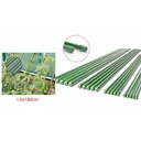 10 Pezzi Supporto Piante Rampicanti Bastone In Acciaio Plastificato Verde 1,6X180cm