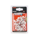 36 Pezzi Fermacavo con Chiodo 7mm Clip per Cavi Fissacavi A Muro