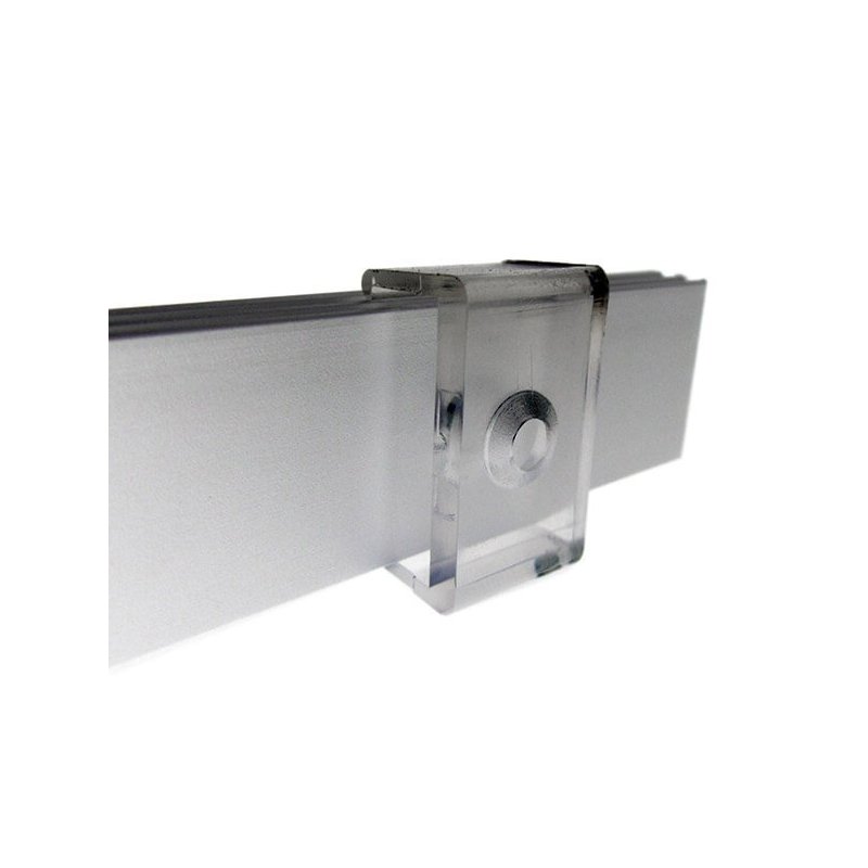 Clip Guida Gancio PC Per Fissaggio a Muro Del Profilo Barra Alluminio Standard e Da Incasso BA1707 BA2507 BA5208 BA1715 BA2515 BA5209