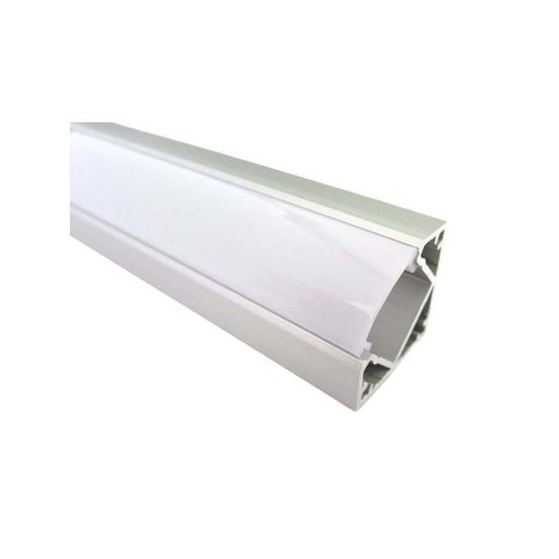 3 Metri Profilo Canalina Barra Alluminio Led Anodizzato Angolare Corner Curva 90 Gradi Per Strip Led Fino a 12mm