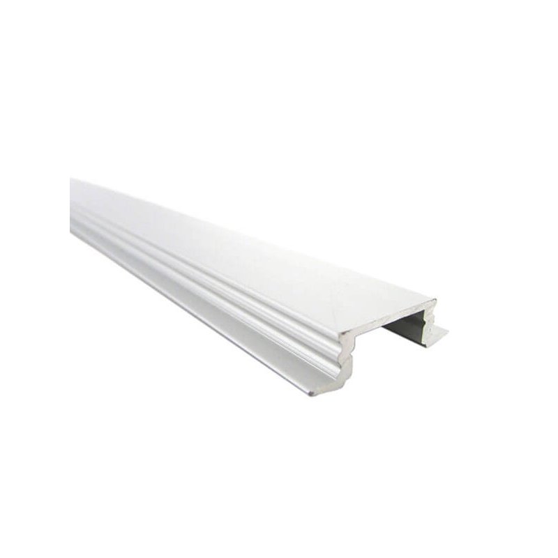 3 Metri Profilo Canalina Barra Alluminio Led Anodizzato Quadrato Da Incasso Slim Per Striscia Led Fino a 12mm