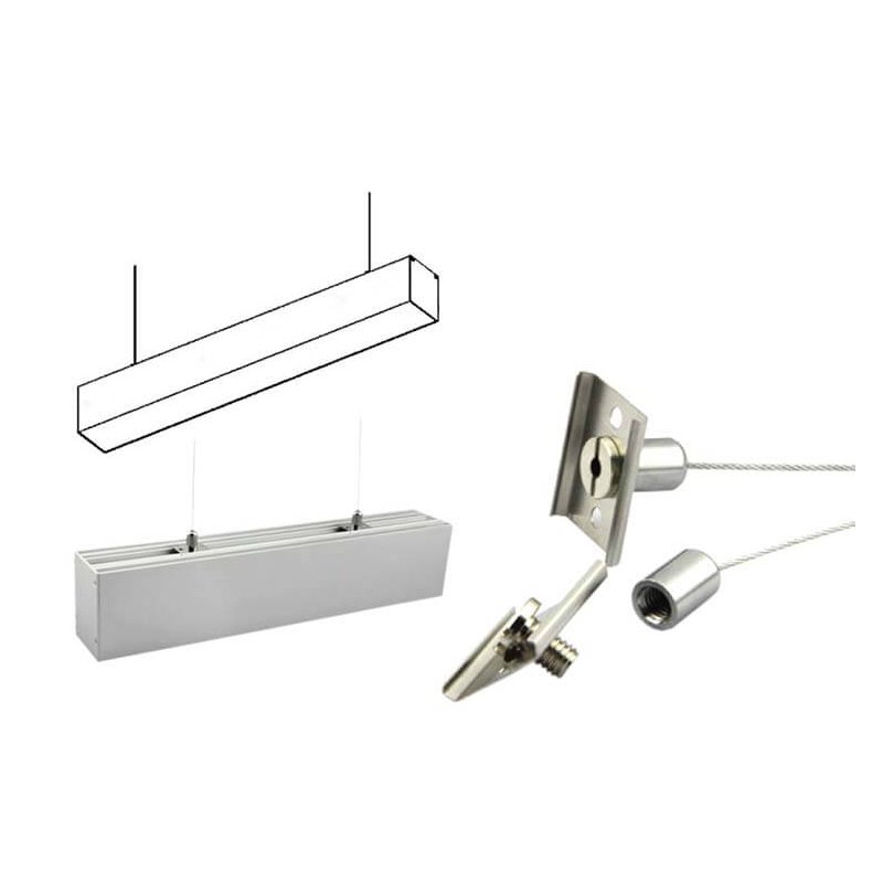 Clip Gancio Per Fissaggio A Soffitto e Muro Del Profilo Alluminio BA5570 BA0006 BA5570W BA5570B