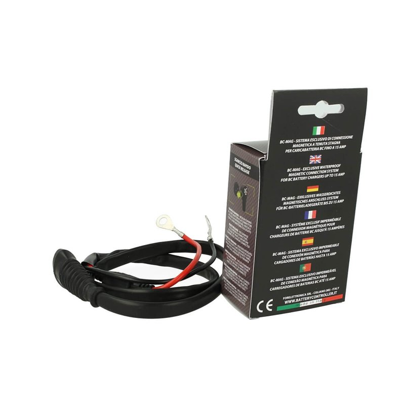 Cavo Batteria Mag-Cable Per BC MAG-F Con Filo Lunga 80cm 12V Massimo 15A Fusibile Incluso