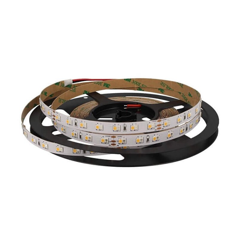 24V Bobina Striscia Led Rossa Per Macelleria Banco Carni Rosse Bianche 20W/M 700 Smd 2835 5 Metri