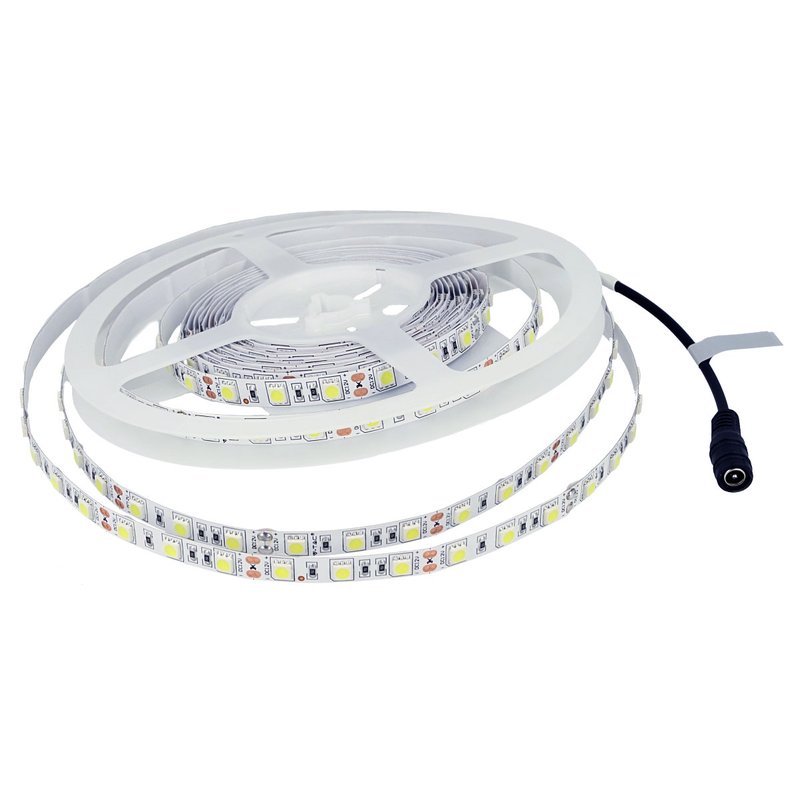 Bobina Led 300 SMD 5050 12V 10,8W/M Blu IP20 5 Metri SKU-212137