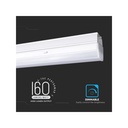 Plafoniera LED Lineare A Sospensione Master 50W 150cm Lente Opale 120 Gradi 4000K IP20 Dimmerabile SKU-1361