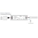 Alimentatore Dimmerabile CV 24V 150W Con Pulsante N.O. e Telecomando RF 2.4G Per Striscia Led 24V PH-150-24